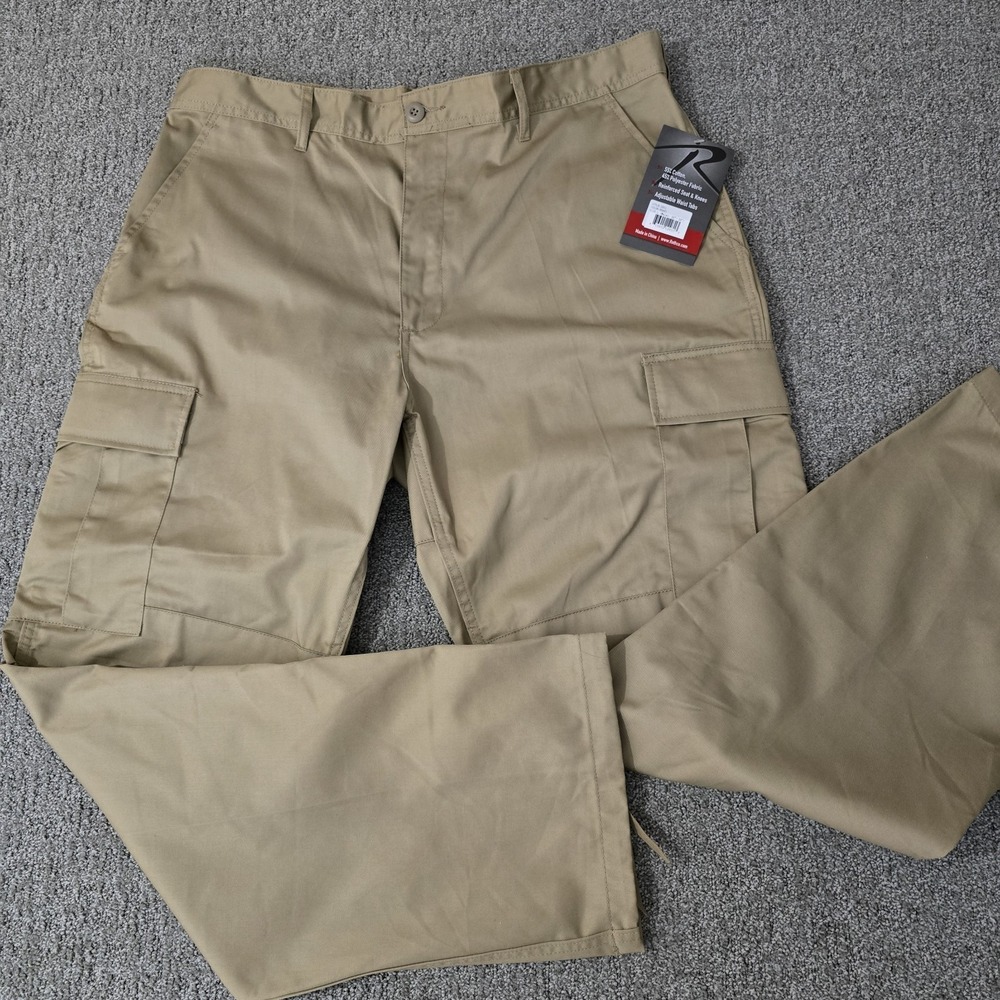 ROTHCO Relaxed Fit Zipper Fly BDU Pants Uniform Fatigues Work Cargo Pants
